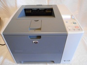 HP LaserJet P3005dn в рабочем состоянии,  с картриджем